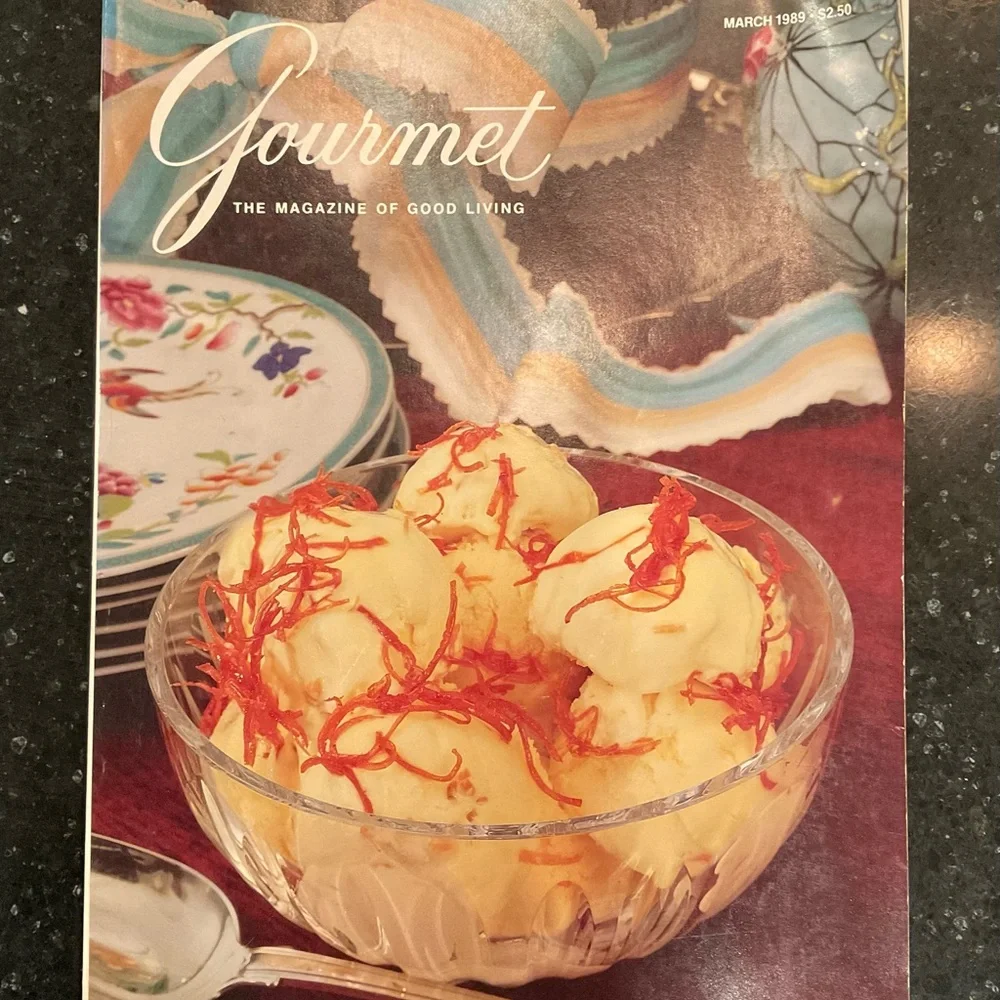 Two Gourmet Magazines - March 1989 and April 1992